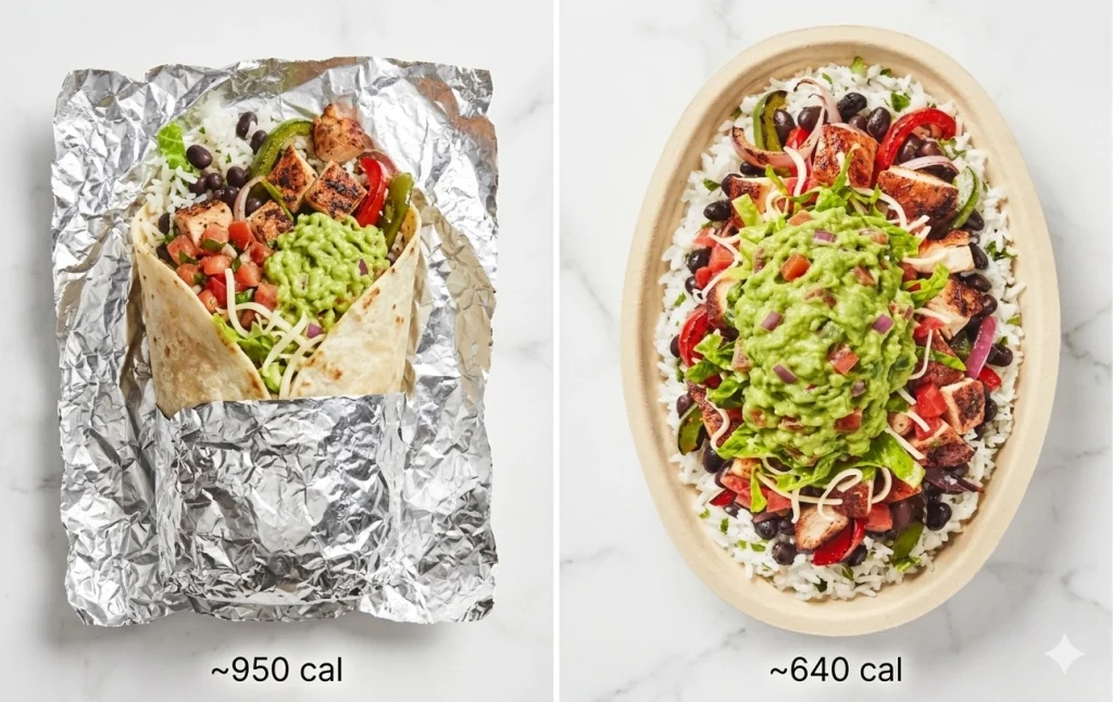Burrito Bowl vs. Burrito
