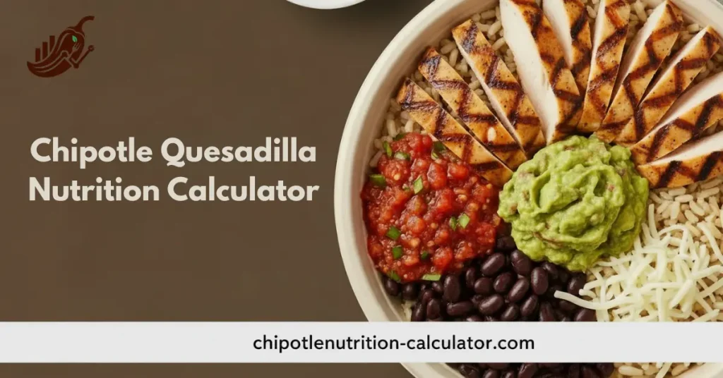 Chipotle Quesadilla Nutrition Calculator