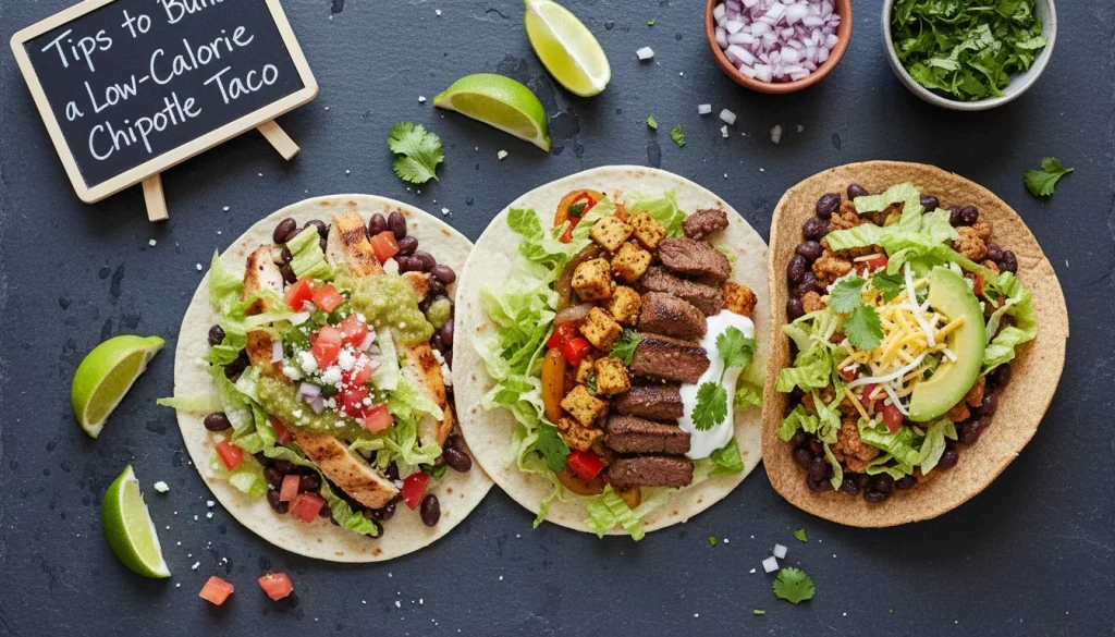 Low-Calorie Chipotle Taco