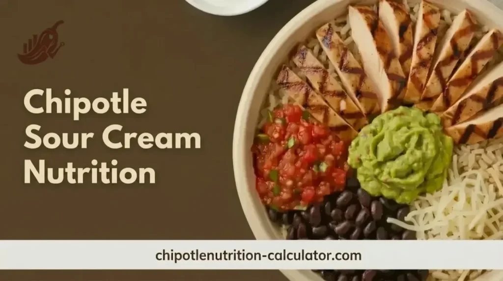 Chipotle Sour Cream Nutrition